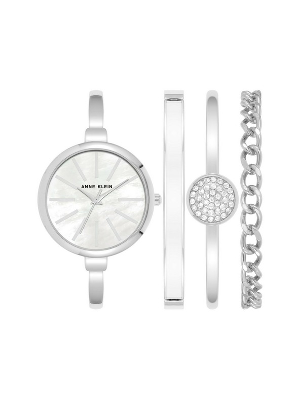 Anne Klein Set cadou ceas și brățări pentru doamne Anne Klein AK/1471SVST
