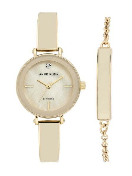 Anne Klein Set cadou ceas și brățară Anne Klein AK/3620CRST