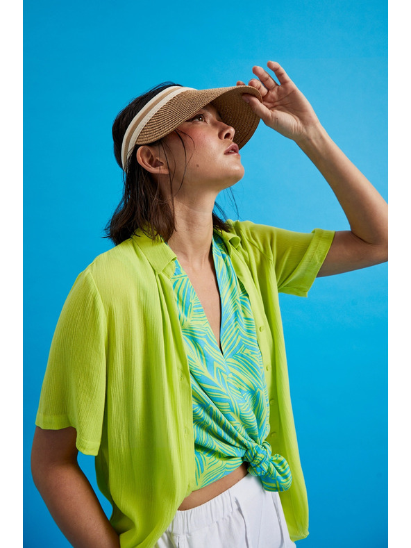 Moodo Top verde fără mâneci