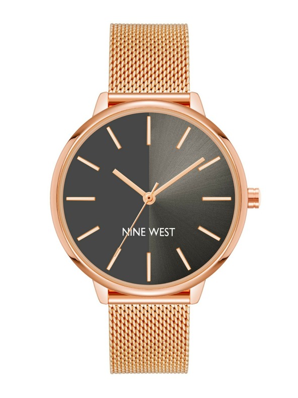 Nine West	 Ceas rotund pentru femei Nine West NW/1980GYRG