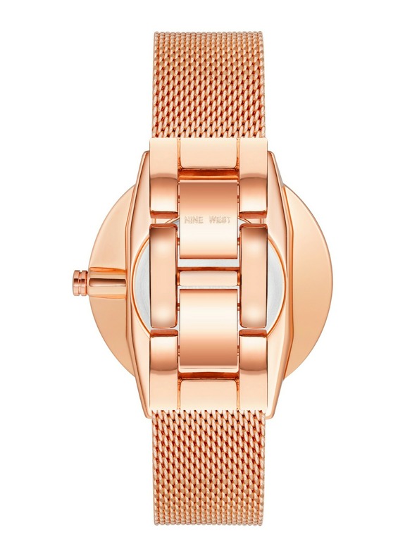 Nine West	 Ceas rotund pentru femei Nine West NW/1980GYRG