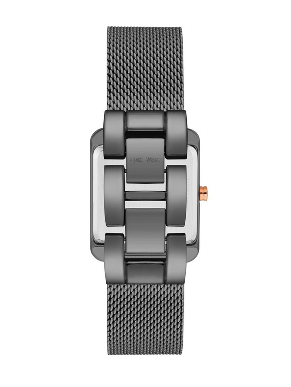 Nine West	 Ceas pătrat pentru femei Nine West NW/2091GYGY