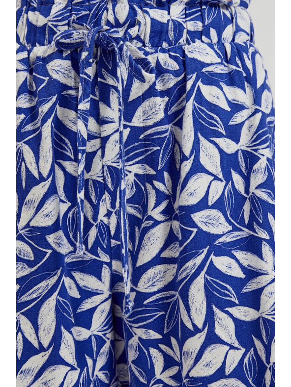 Moodo Pantaloni scurți Moodo albastru și alb