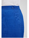 Moodo Fustă midi tubulară albastră