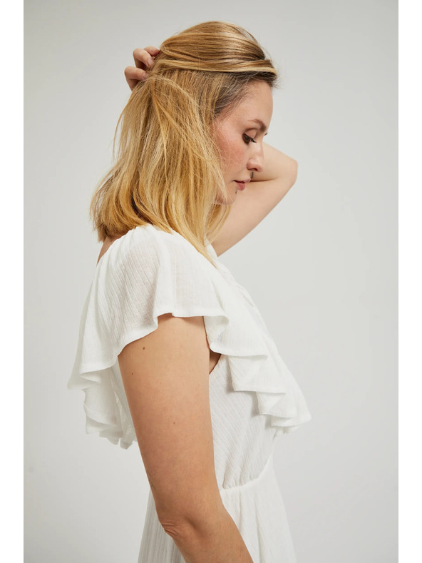 Moodo Rochie lungă cu volane