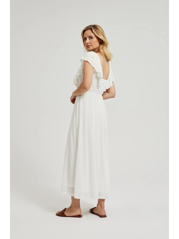 Moodo Rochie lungă cu volane