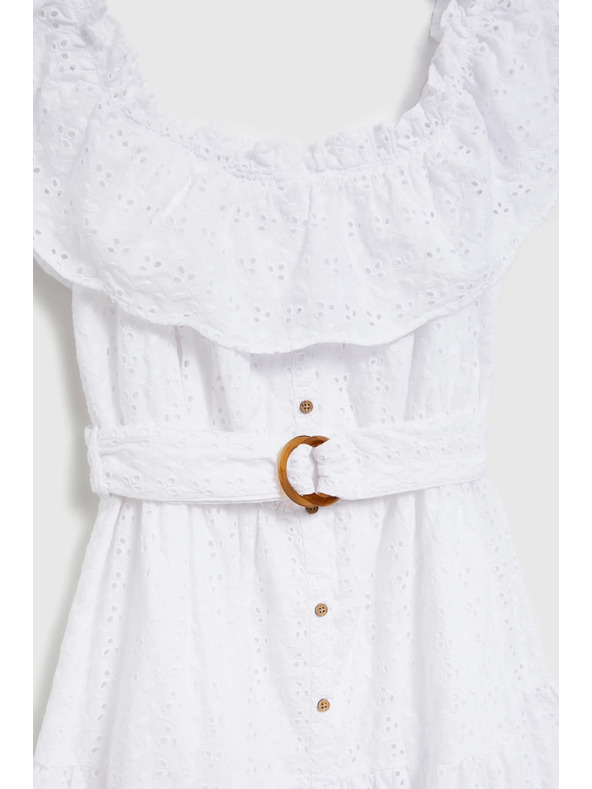 Moodo Rochie lungă cu umeri căzuți