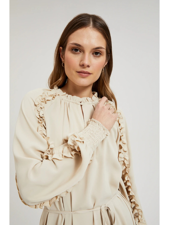 Moodo Rochie maxi crem