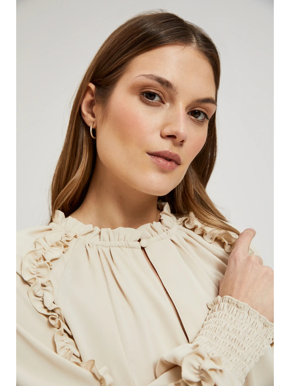 Moodo Rochie maxi crem