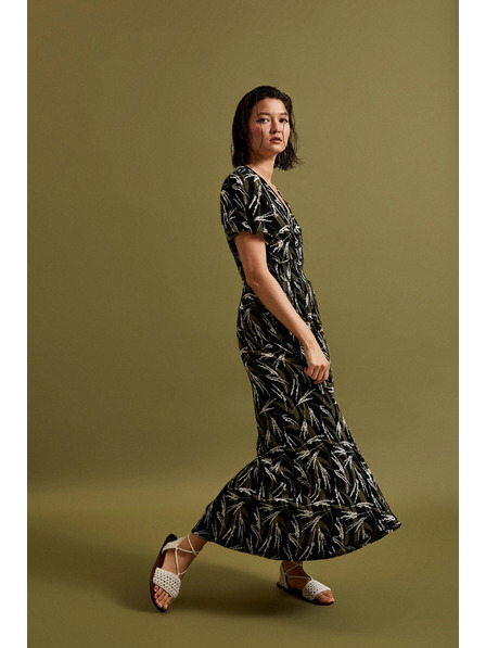 Moodo Rochie lungă cu model