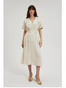 Moodo Rochie bej cu curea