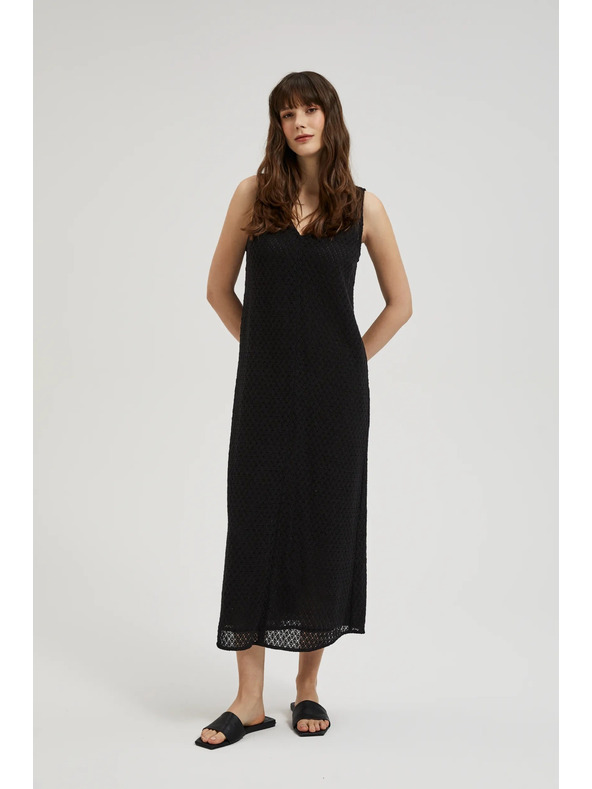 Moodo Rochie neagră cu bretele