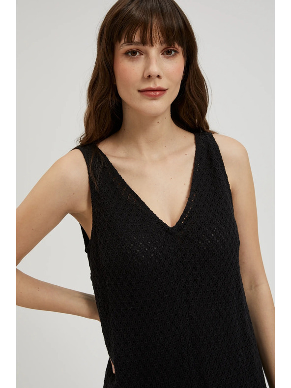 Moodo Rochie neagră cu bretele