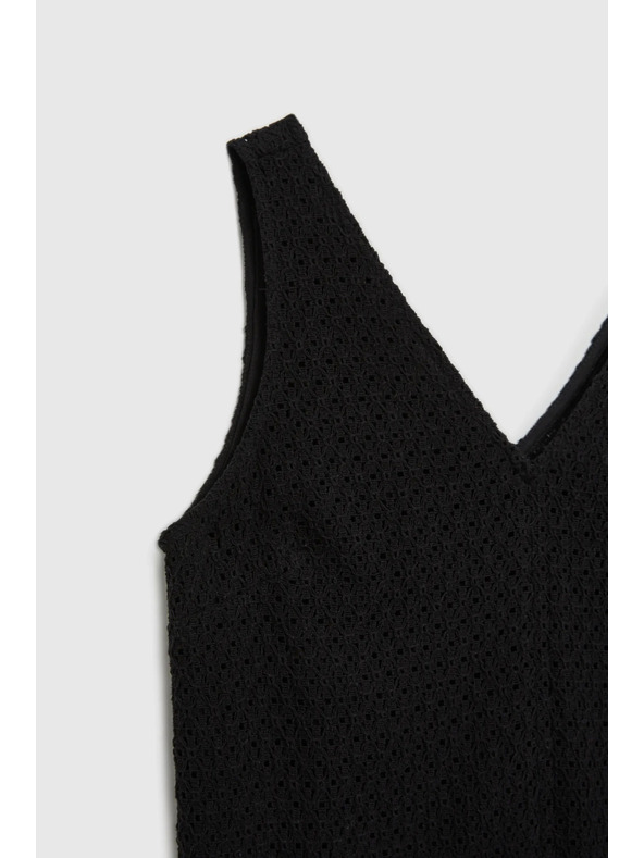 Moodo Rochie neagră cu bretele