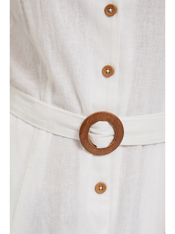 Moodo Rochie albă cu bretele