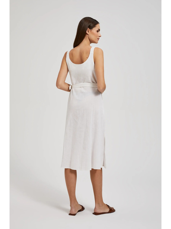 Moodo Rochie albă cu bretele