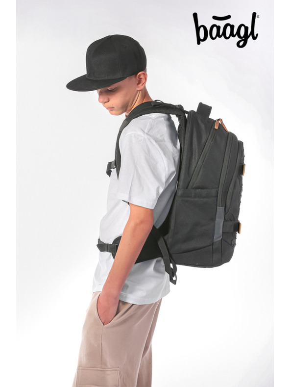 BAAGL  BAAGL Rucsac școlar Skate max Darkness