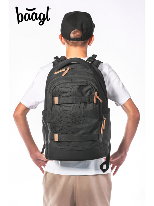 BAAGL  BAAGL Rucsac școlar Skate max Darkness