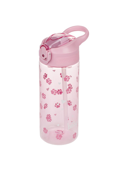 BAAGL  BAAGL Sticlă de băut Tritan cu pai Lăbuțe 500 ml