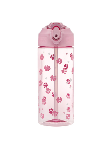BAAGL  BAAGL Sticlă de băut Tritan cu pai Lăbuțe 500 ml
