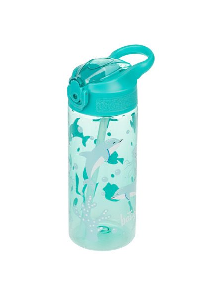 BAAGL  BAAGL Sticlă de băut Tritan cu pai Delfin 500 ml