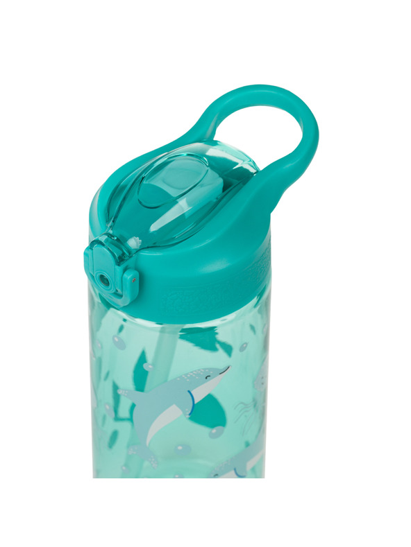 BAAGL  BAAGL Sticlă de băut Tritan cu pai Delfin 500 ml