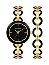 Anne Klein Set cadou ceas și brățară Anne Klein AK/4066BKST