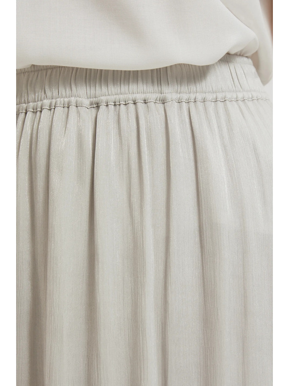 Moodo Fustă plisată gri