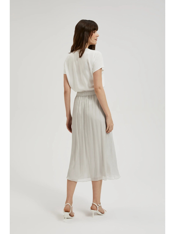 Moodo Fustă plisată gri