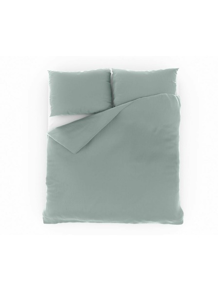 Kvalitex Lenjerie de pat din muselină franceză 240x200, 70x90cm verde deschis Kvalitex