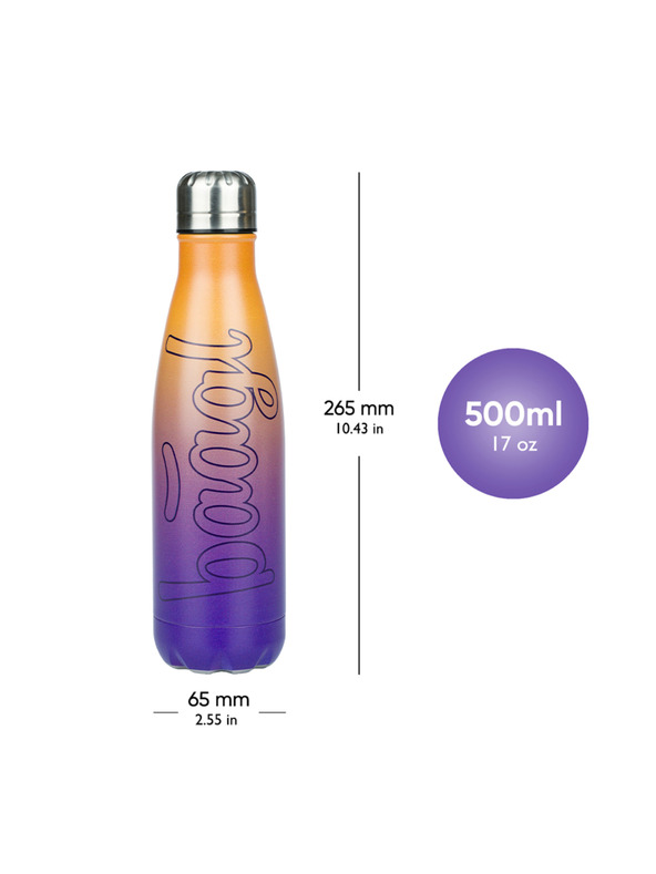 BAAGL  BAAGL Termoizolatoare cu capac metalic Gradient galben-violet, 500 ml