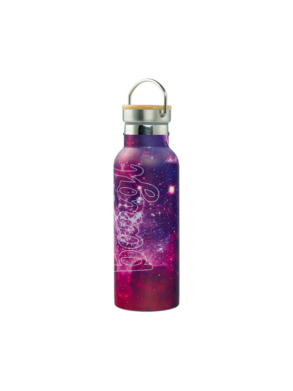 BAAGL  BAAGL Termoizolatoare cu capac de bambus Galaxy, 500 ml
