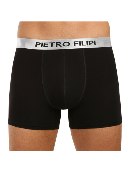 Pietro Filipi Set de două - boxeri pentru bărbați Pietro Filipi negri Metalic mix