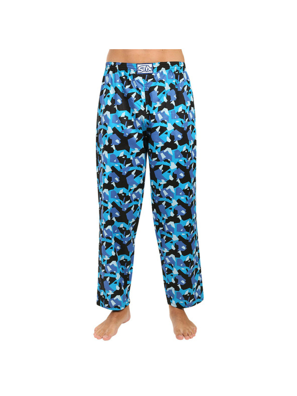 Styx Pantaloni de dormit bărbați Styx camuflaj pătrat