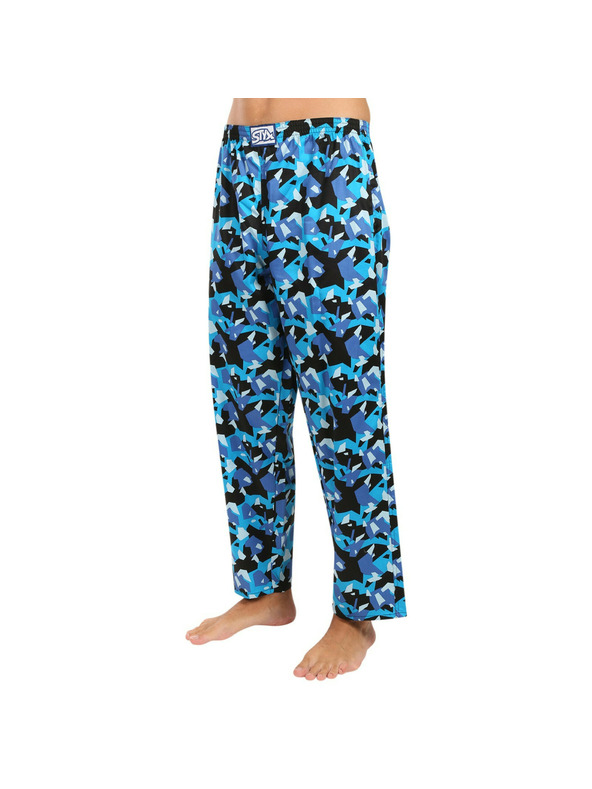 Styx Pantaloni de dormit bărbați Styx camuflaj pătrat