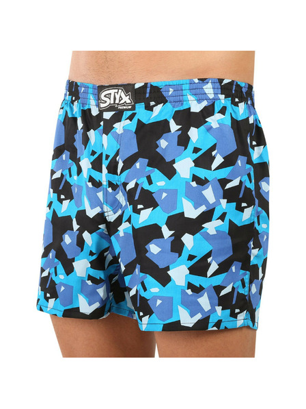 Styx Boxeri bărbați Styx premium art elastic clasic camuflaj pătrat