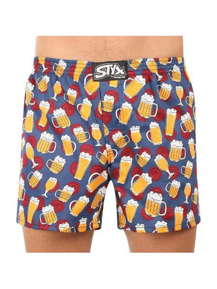 Styx Boxeri bărbați Styx premium art elastic clasic bere