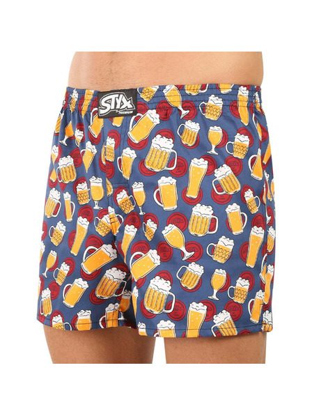 Styx Boxeri bărbați Styx premium art elastic clasic bere