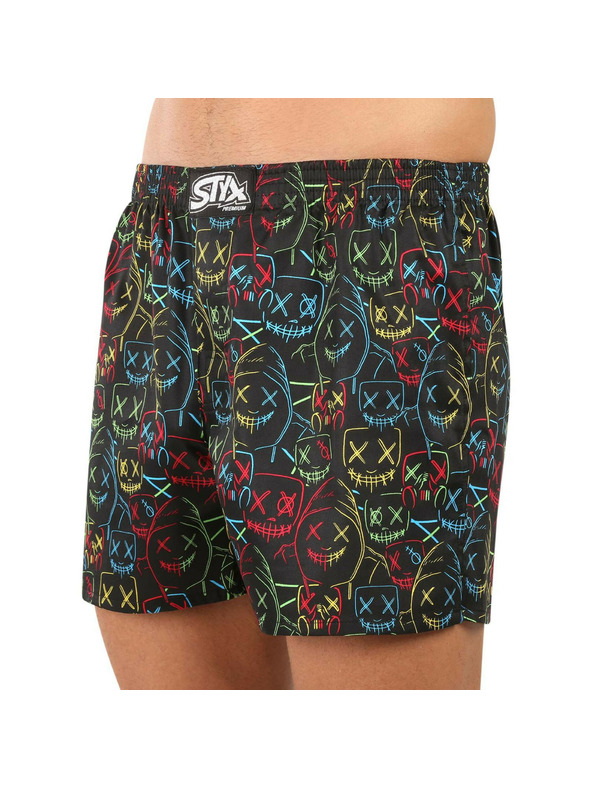 Styx Boxeri bărbați Styx premium art elastic clasic măști