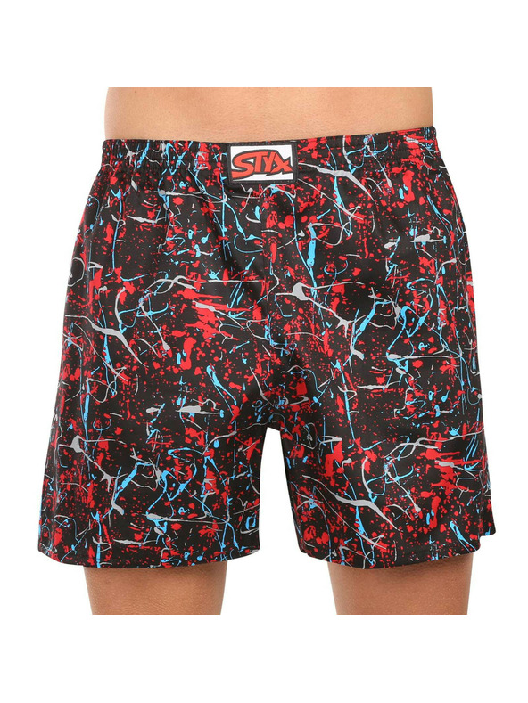 Styx Set trei - boxeri de dormit bărbați Styx multicolor