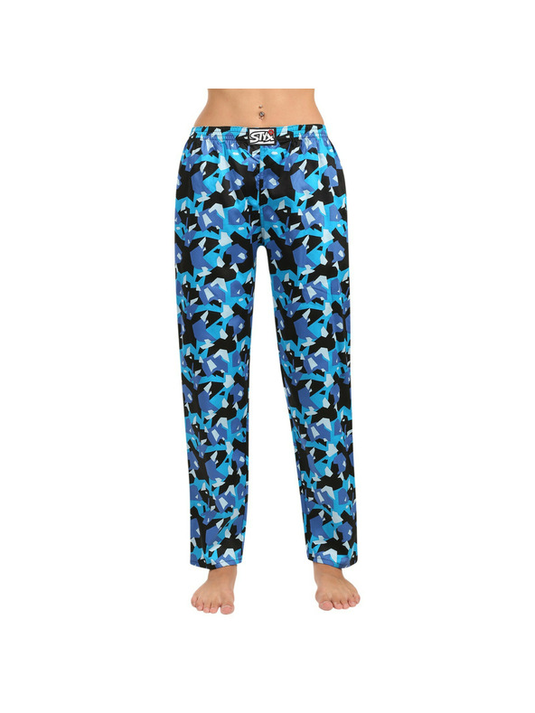 Styx Pantaloni de dormit damă Styx camuflaj pătrat