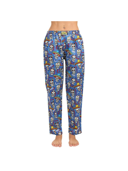 Styx Pantaloni de dormit damă Styx cranii