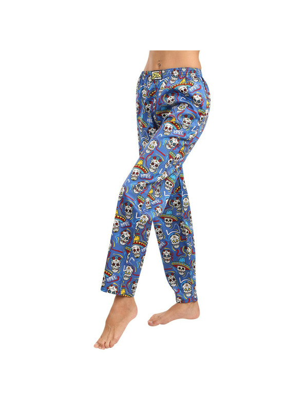 Styx Pantaloni de dormit damă Styx cranii