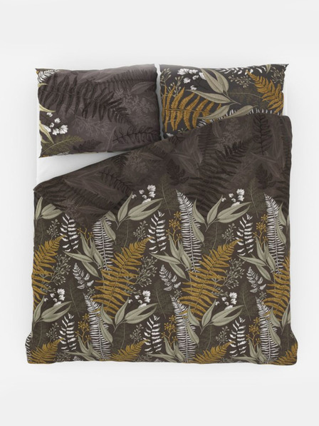 Kvalitex Lenjerie de pat din satin franțuzesc LUXURY COLLECTION 1+2, 200x200, 70x90cm FERIGĂ