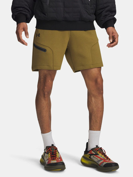 Under Armour Pantaloni scurți pentru bărbați Under Armour UA Unstoppable Flc Shorts-GRN
