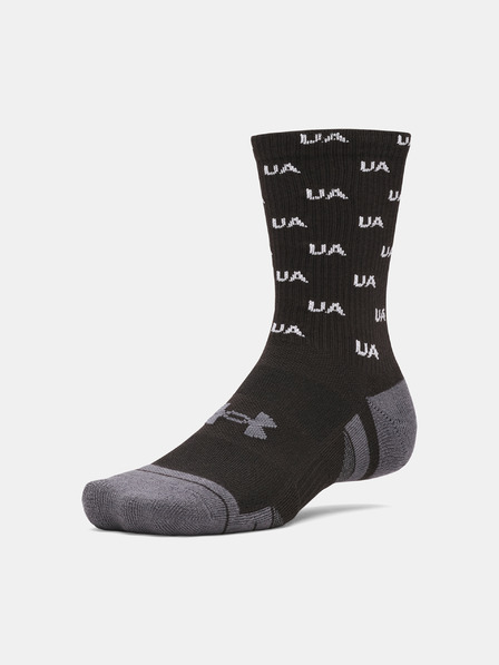 Under Armour Șosete unisex Under Armour UA Perf Tech Nov 3pk Crew-BLK