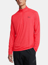 Under Armour Tricou pentru bărbați Under Armour UA Tech Textured 1/2 Zip-RED