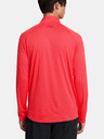 Under Armour Tricou pentru bărbați Under Armour UA Tech Textured 1/2 Zip-RED