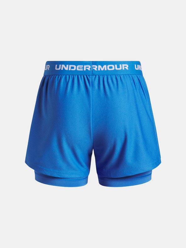 Under Armour Pantaloni scurți pentru fete Under Armour UA Tech Play Up 2n1 Short-BLU
