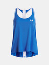 Under Armour Top pentru fete Under Armour Tech Knockout Tank-BLU